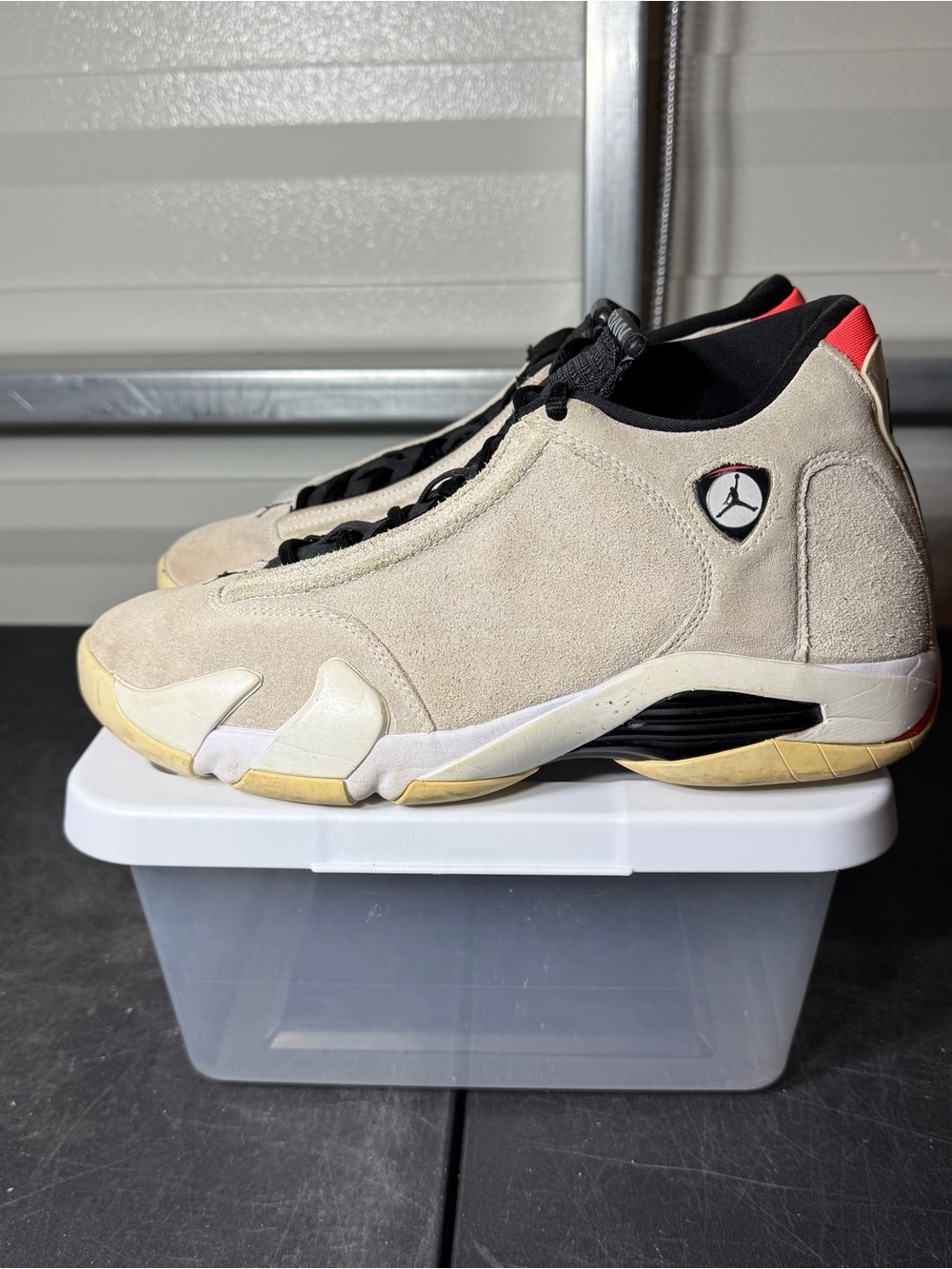 Size 9.5 - Air Jordan 14 Low Desert Sand